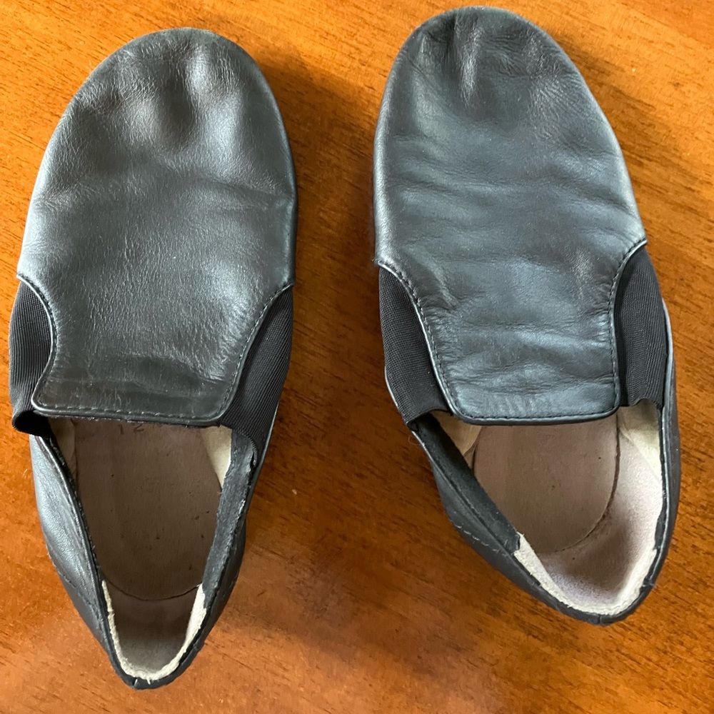 Jazz Dance Shoes - Black - soft leather